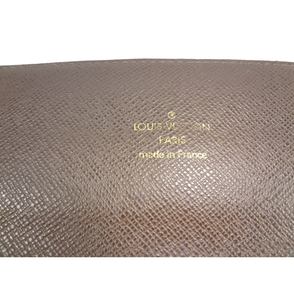 Louis Vuitton Mini Lin Brown‎ and Gold Denim Monogram Sarah Wallet